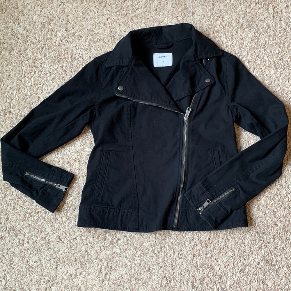 Womens Old Navy Black Jacket- Size XS